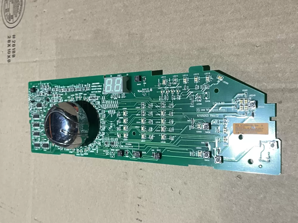 Whirlpool W10399100 W10296457 Washer Control Board