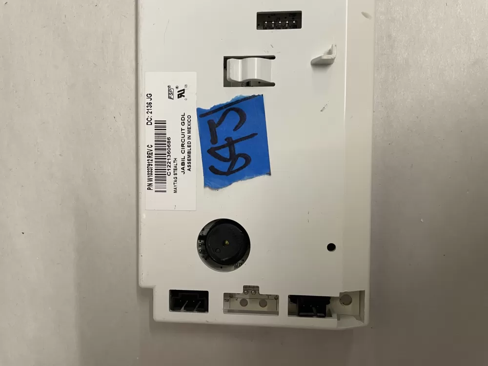 Maytag W10337912 WPW10337912 Refrigerator Control Board Panel AZ203851 | KM643