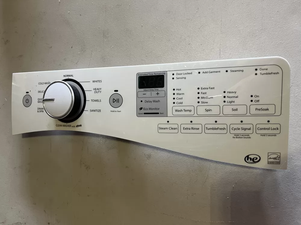 Whirlpool W10433085 W10750477 WPW10750477 PS11757369 Washer Control Board Interface Panel