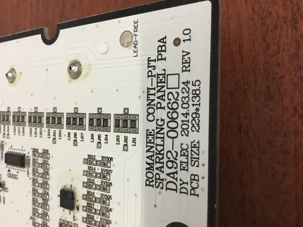 Samsung DA92-00662C Refrigerator UI Control Board AZ29094 | NR119