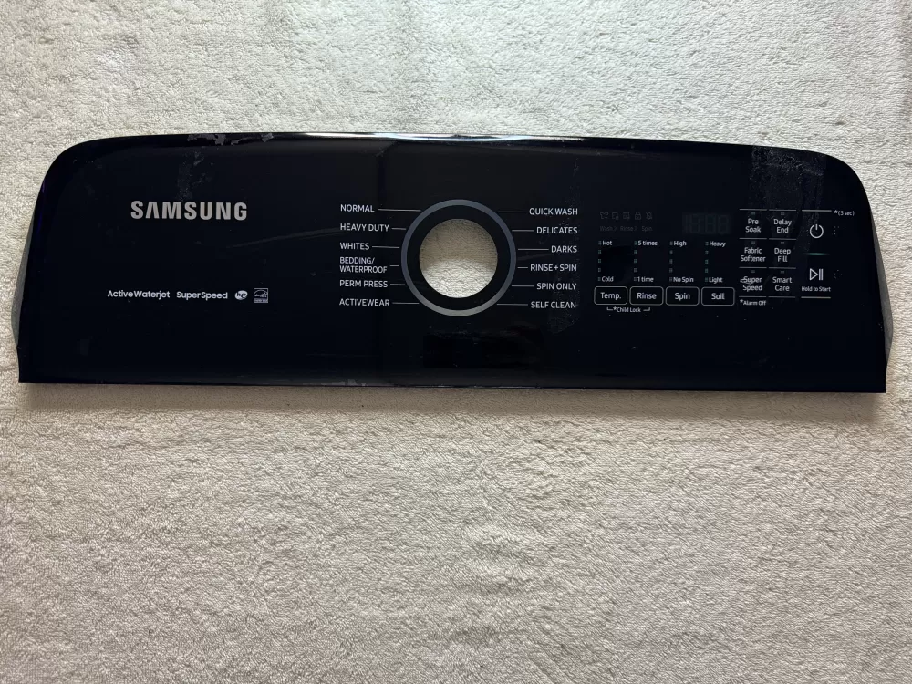 Samsung DC97-21544E Washer Control Panel Console UI Display AZ7391 | V355