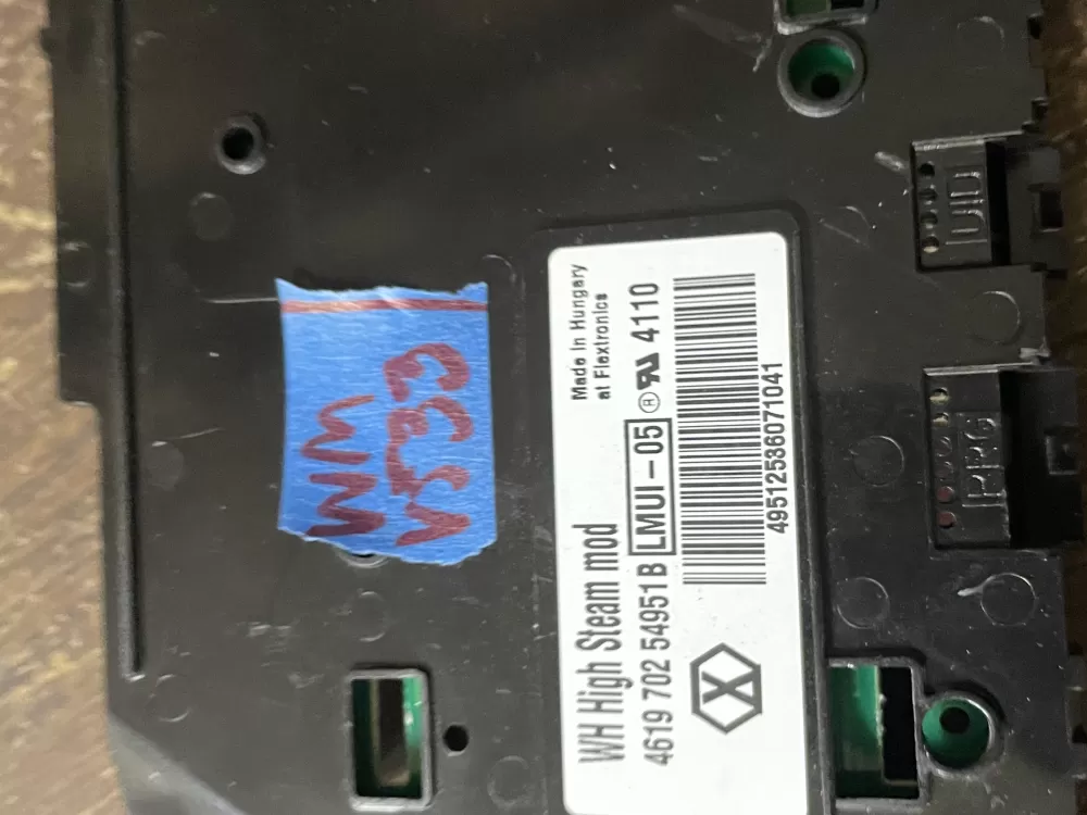 Whirlpool 4619 702 54951B Washer Control Board AZ53084 | Wmv533
