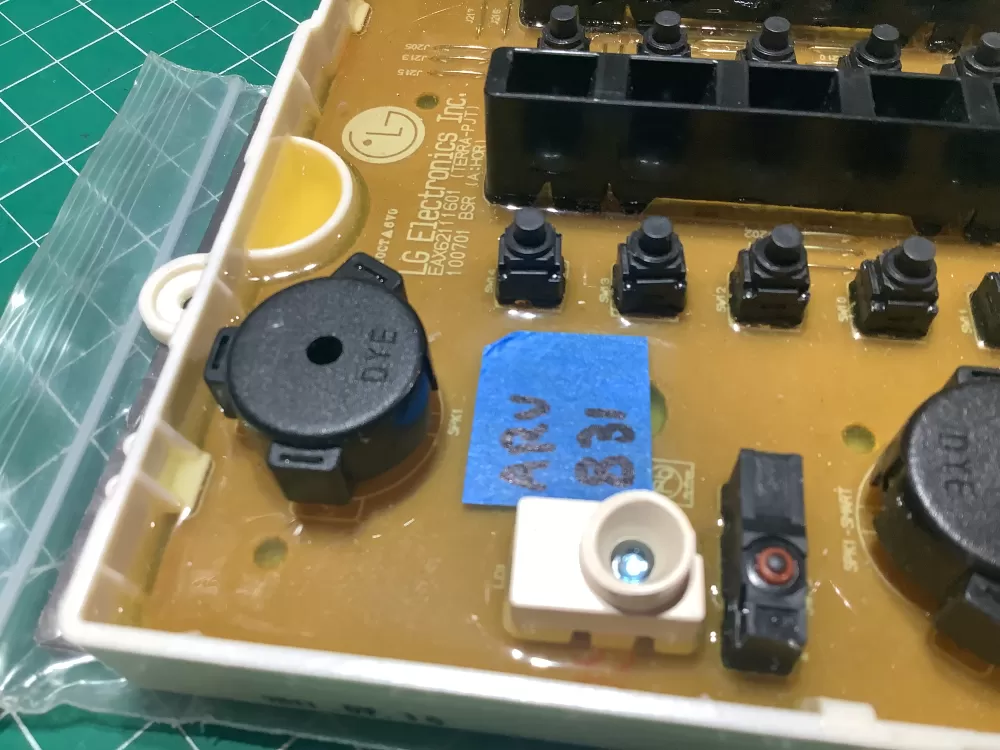 LG EAX62111601 EBR67460502 Washer Control Board Ebr67460503 / AZ173601 | ARV831