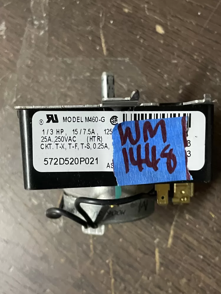 GE 572D520P021 WE4M271 Dryer Timer AZ43586 | Wm1448