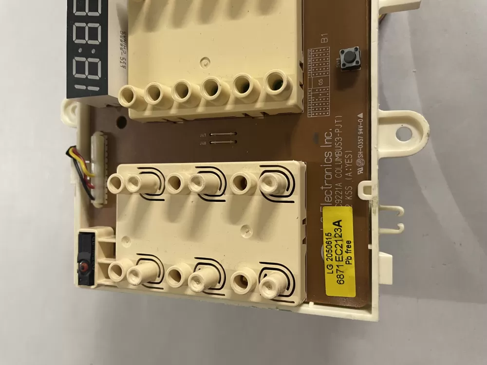 LG 6870EC9220 6870EC9221A Washer Control Board AZ135038 | KMV584