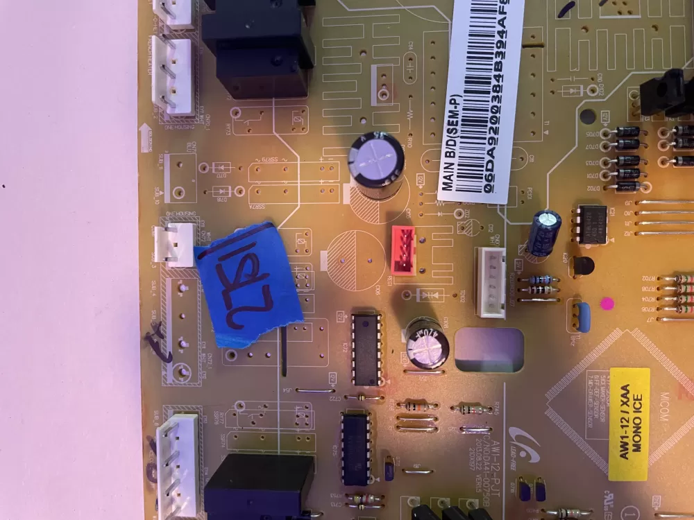 Samsung DA92-00384B DA41-00750B Refrigerator Control Board AZ195373 | KM2751