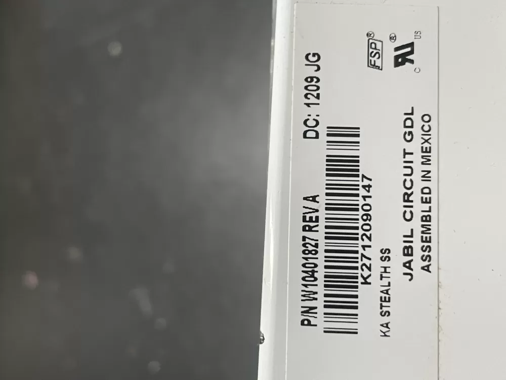 KitchenAid Refrigerator Control Display Board AZ4292 | WM1276