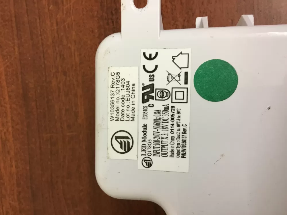 Whirlpool W11038857 Refrigerator Inverter Control Board AZ28259 | NR1513