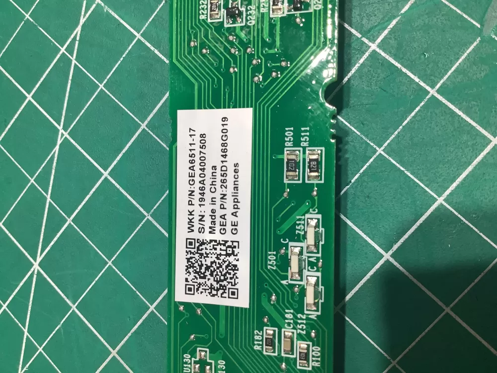 GE 265D1468G019 Dishwasher Control Board User Interface AZ158773 | AR158