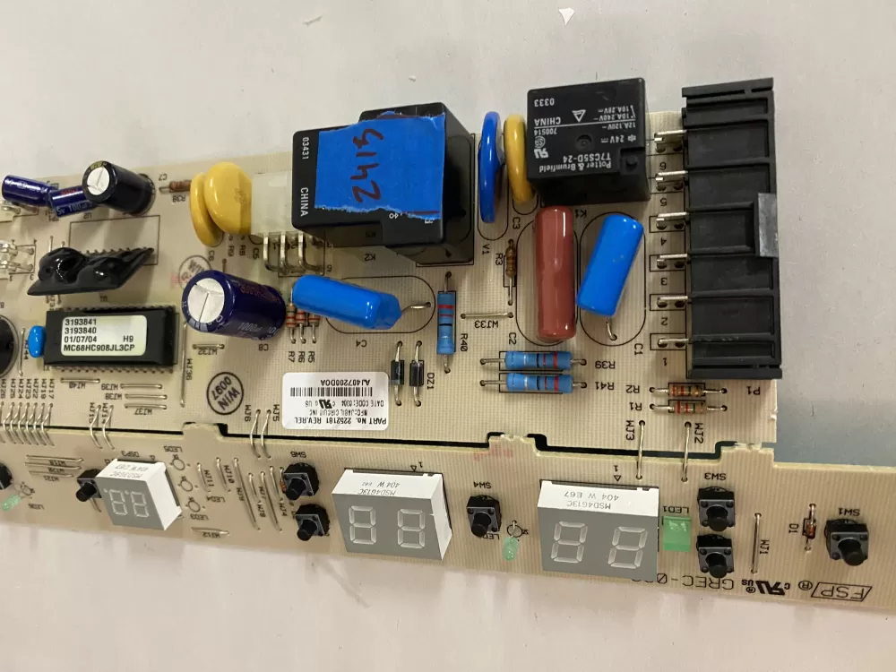 Kenmore Whirlpool Amana 2252181 Refrigerator Control Board AZ200986 | BK2415