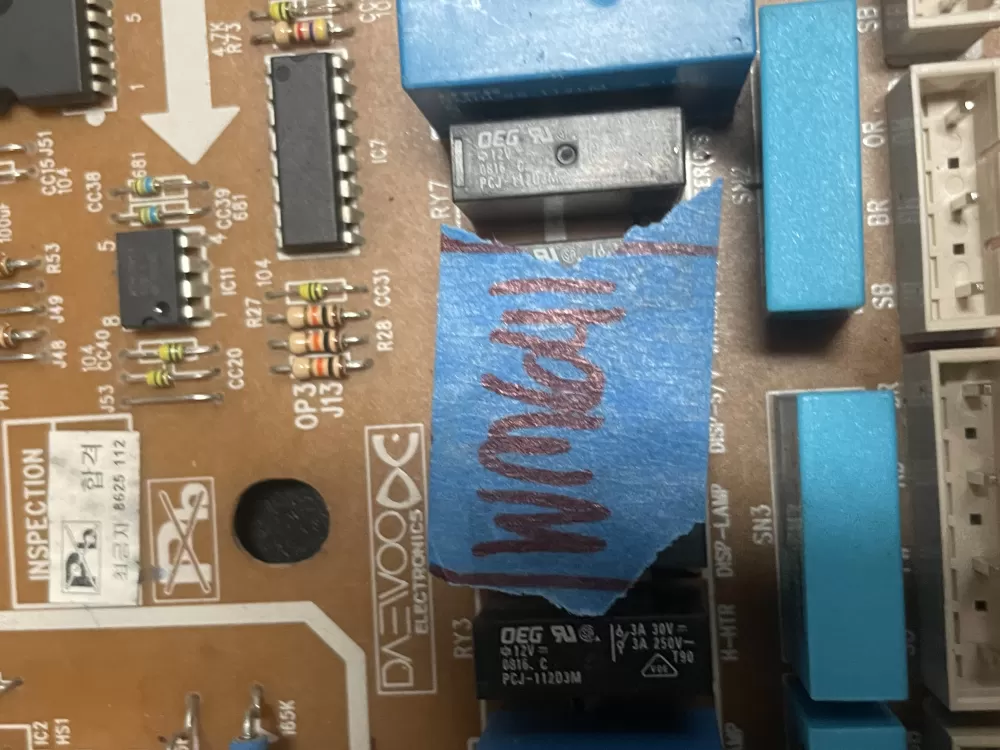 Bosch 5EM2828C0B Daewoo Refrigerator Control Board AZ12542 | 641