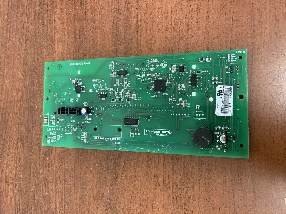 Whirlpool W10179147  W10179147A  61550115  2321703 Refrigerator Dispenser Control Board