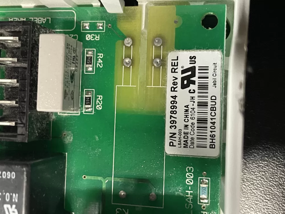 Whirlpool Maytag Kenmore W10111606 6105034 Dryer Control Board AZ7005 | WM1662