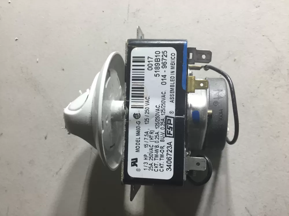 Whirlpool 3406723A 4433735 AP6008572 PS11741712 Dryer Timer AZ44917 | NR1681