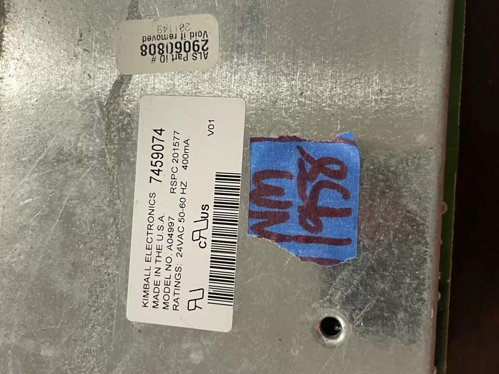 Speed Queen 201577P Dryer Control Board Assembly  AZ54297 | Wm1958