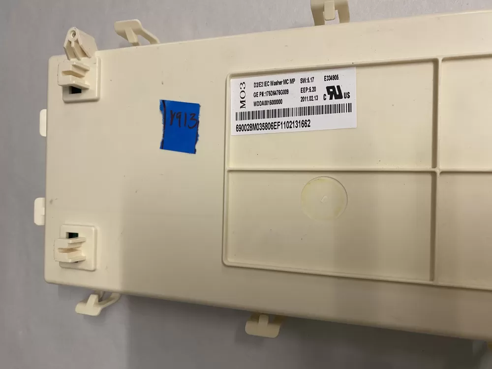 GE 175D6476G009 Washer Control Board AZ204851 | BKV913