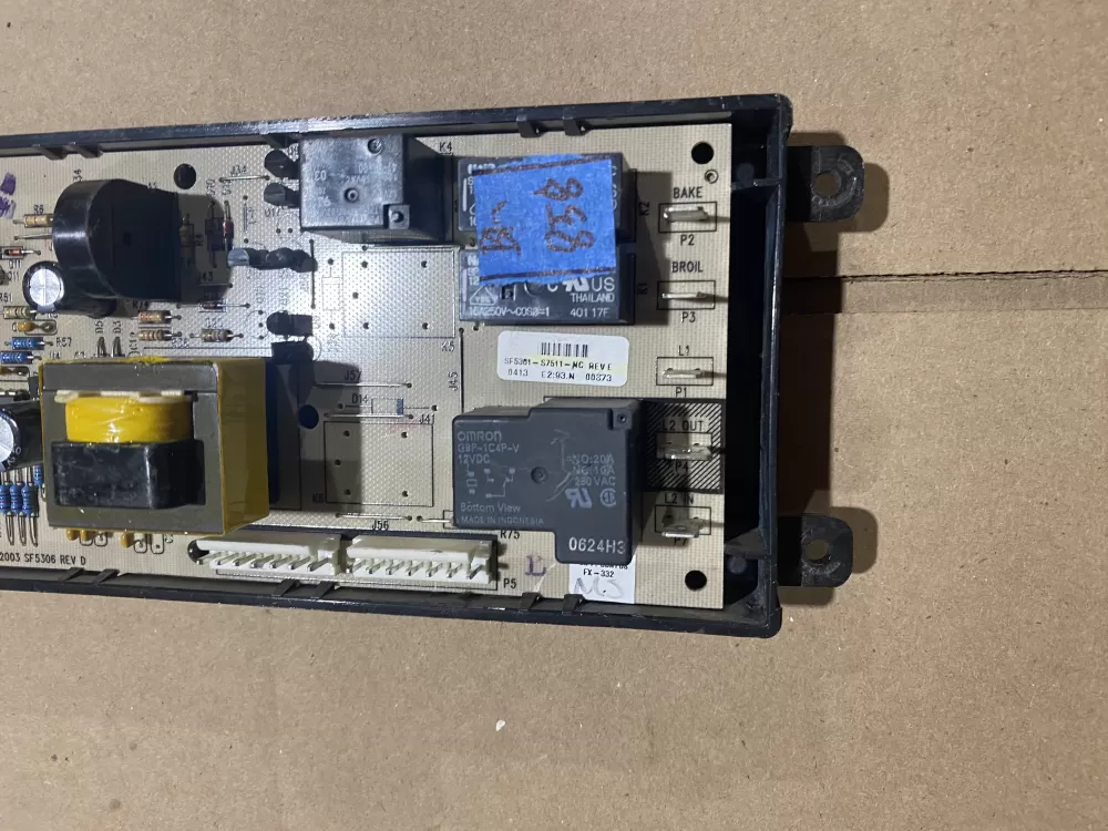 Frigidaire 316207511 SF5301-S7511 Range Oven Control Board AZ63480 | BK858