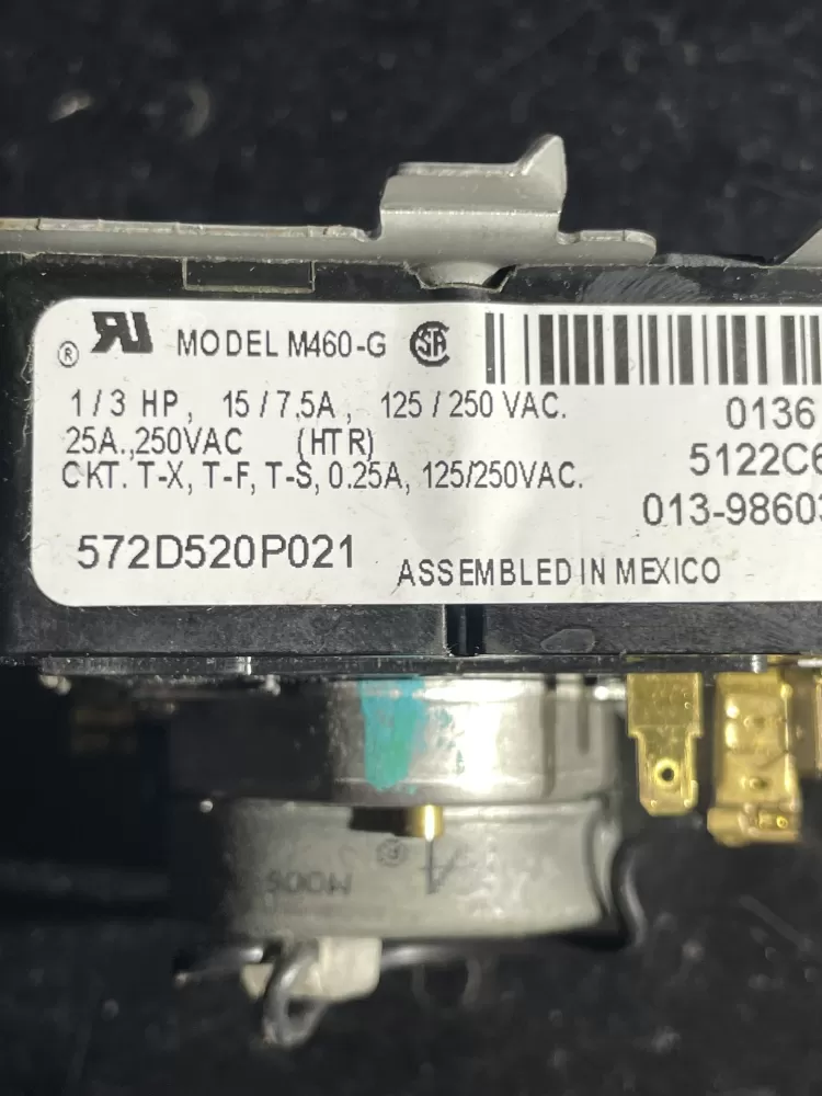 GE 572D520P021 WE4M271 Dryer Timer AZ37814 | Wm418
