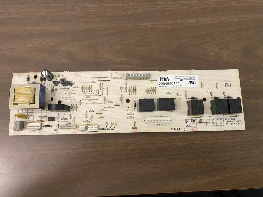 GE 165D7802P003 Dishwasher Control Board