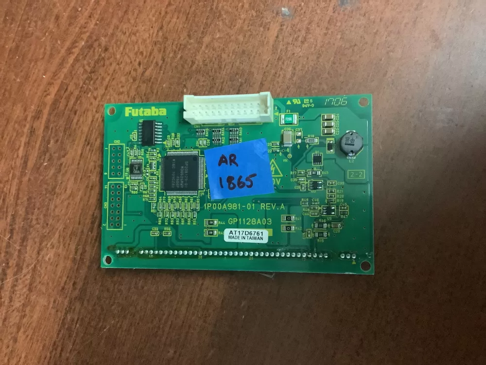 GE Microwave Control Board Vf Display - Gp1128a03 AZ195664 | AR1865