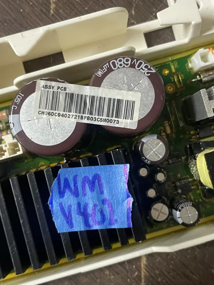 Samsung DC94 02721B Washer Control Board AZ40909 | Wmv402