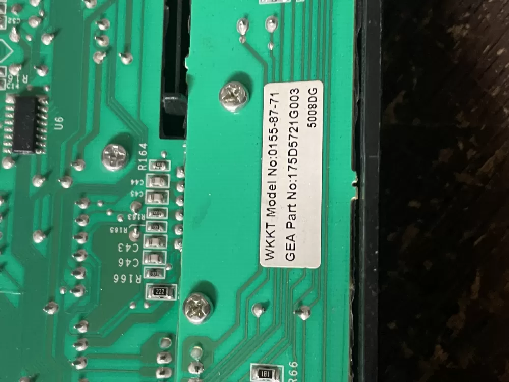 GE 175D5721G003 WSAA0501000000 Washer Control Board AZ81977 | Wmv82