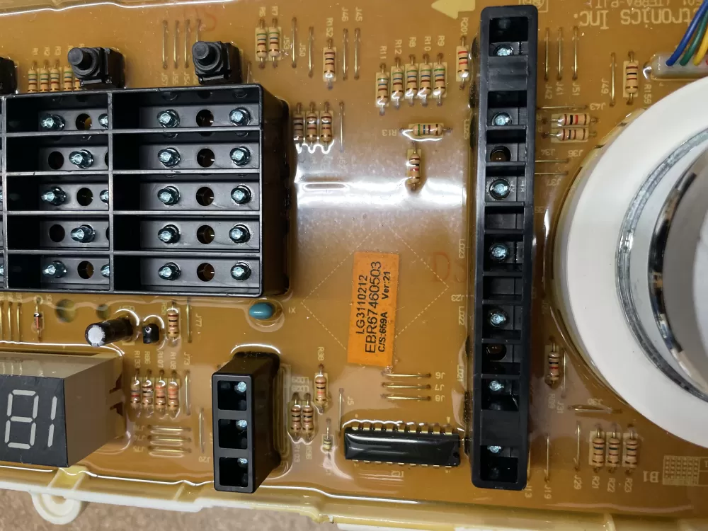 LG EBR67460503 EBR62198103 Washer Control Board AZ18336 | KMV244