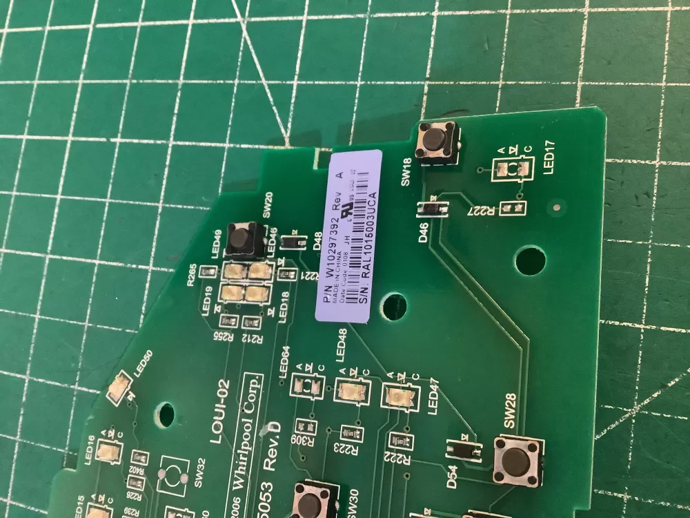 Whirlpool W10297392 WPW10298625 PD00032762 W10298625 4444413 AP6019049 PS11752353 EAP11752353 Dryer Control Board