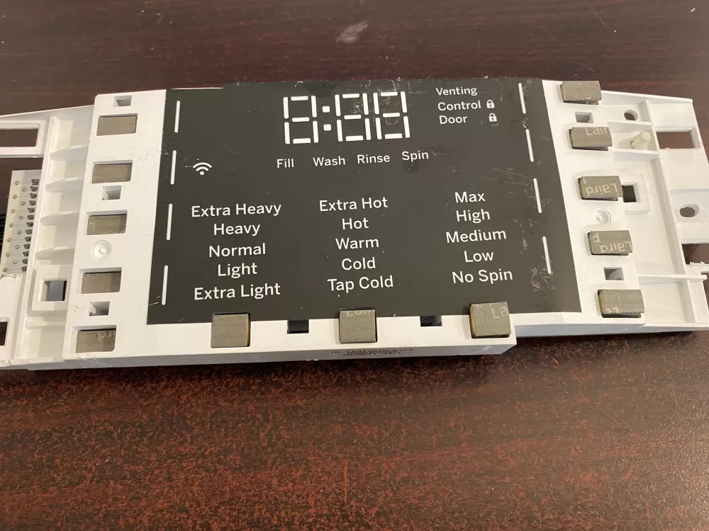GE 308D1567G001 WH22X31164 Washer Control Board User Interface AZ34775 | BK1690