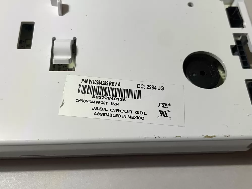 Whirlpool W10254282 Refrigerator Dispenser Control Board AZ107026 | Wm1687