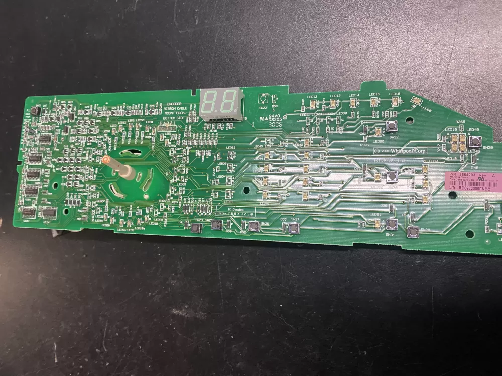 Whirlpool 8564293 8563974 Dryer Control Board