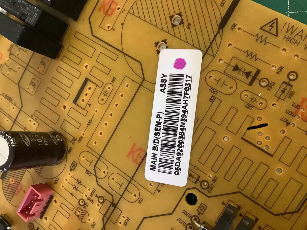 Samsung DA92 00384N Refrigerator Control Board AZ201878 | NR364