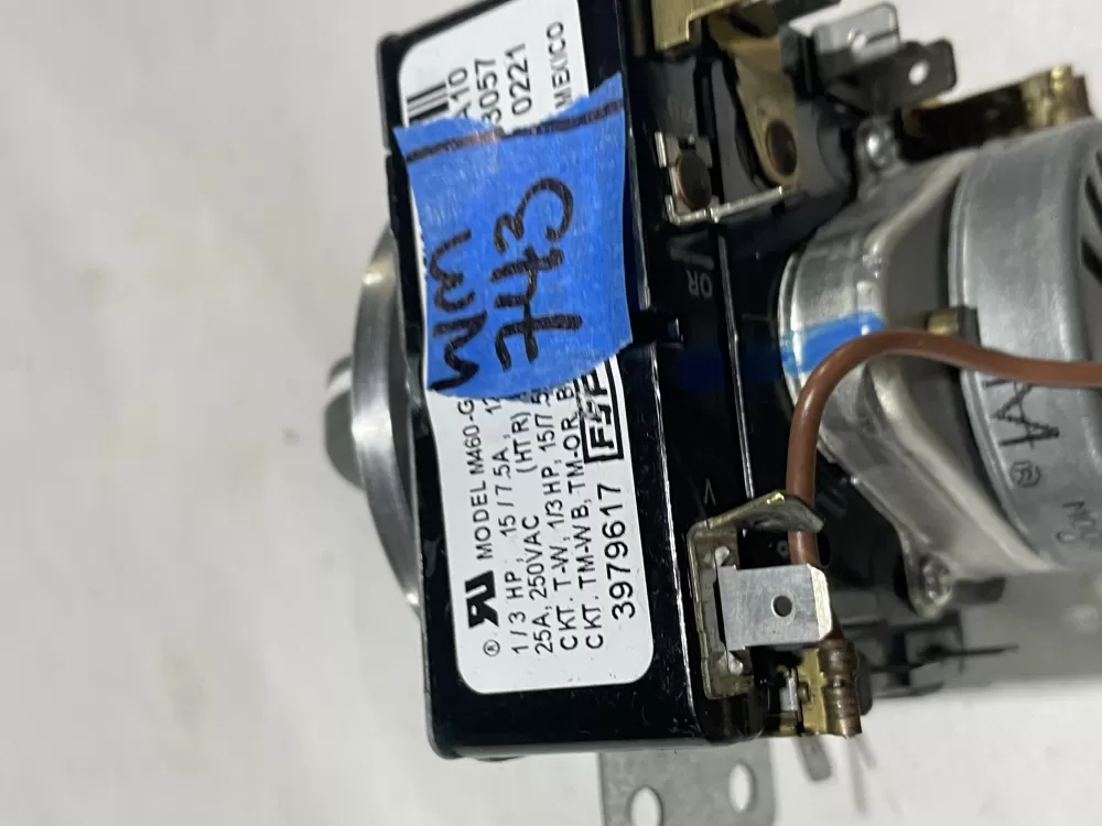 Whirlpool Kenmore Maytag WP3979617 3979617 Dryer Timer AZ149300 | Wm743
