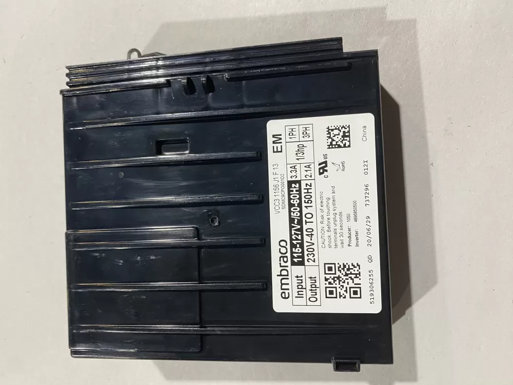 Embraco 519306255 Refrigerator Compressor Inverter Control AZ131745 | BK2233