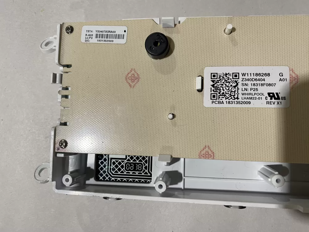 Maytag Whirlpool W11186268 Dryer Control Board AZ185763 | BK2722