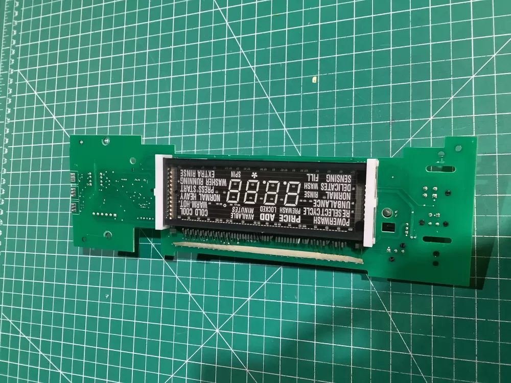 Maytag W11323695  AP6887094  W11229666  W10781747  W10821580  W10821595  W10849076  W10849081  W10866347  W10866387  W10866388  W10873788  W10873812  W10873825  W10881723  W10881724  W10881725  W10895092  W10899812  W10899813  W10903929  W10903932  W10903934  W10909058  W10909059  W10917839  W11033881  W11033882  W11033883  W11051561  W11051562  W11051563  W11085746  W11085747  W11100599  W11105542  W11226801  W11302601 Washer Control Board UI Display