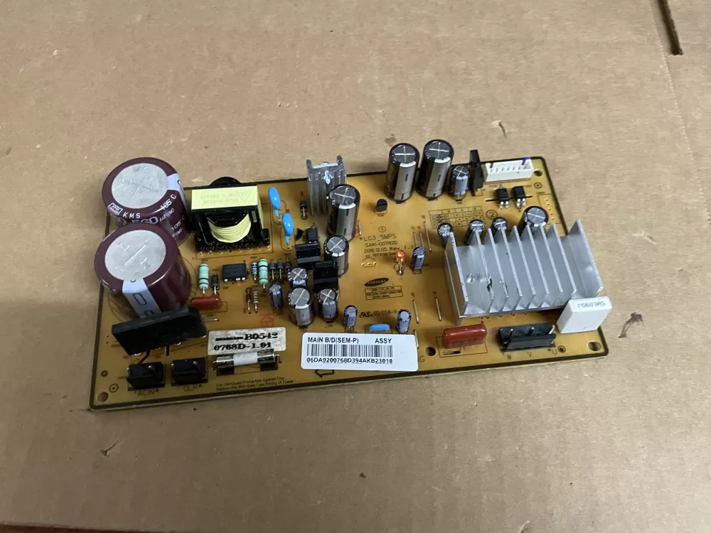 Samsung DA92-00768D Refrigerator Control Board Inverter