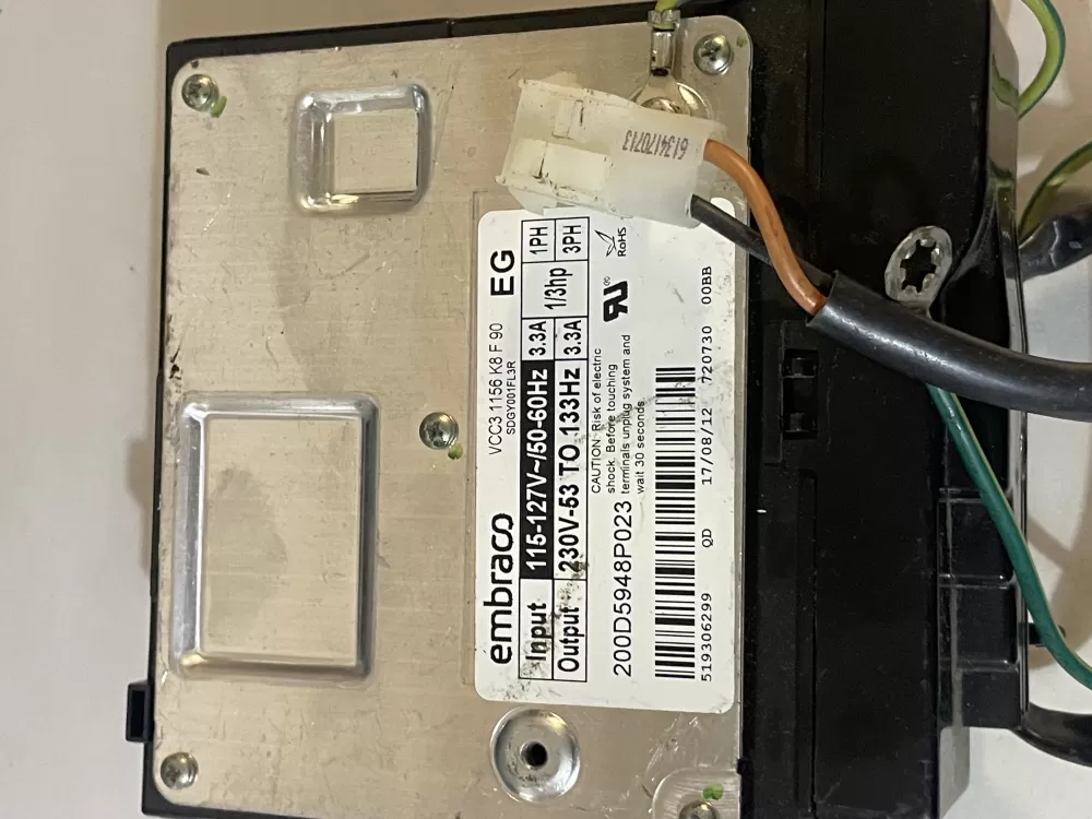 GE 200D5948P023 Refrigerator Inverter Control Board Wr87x29409 AZ129760 | KM2328