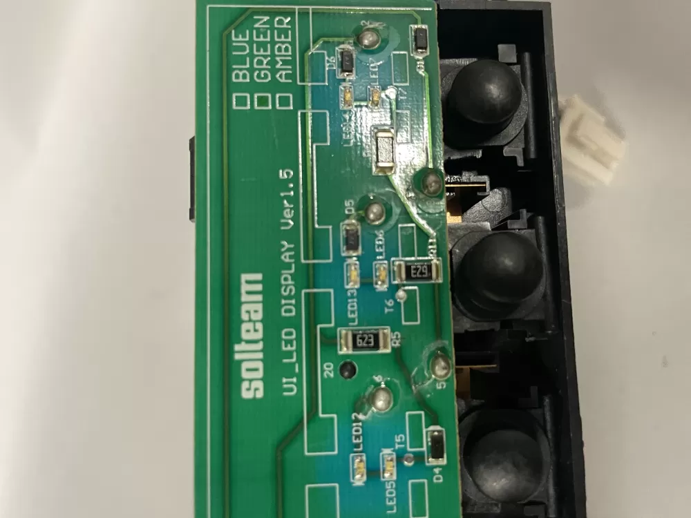 Whirlpool SOLTEAM U1_LED DISPLAY Control Board AZ225706 | Wm640