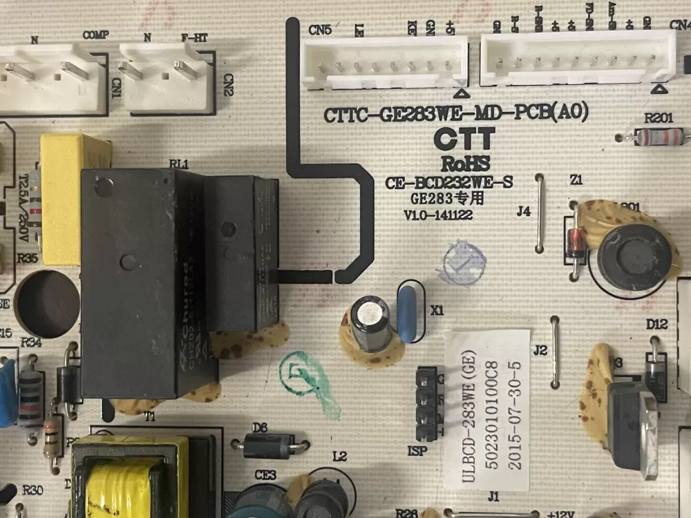 Midea GE 5023010100C8 Refrigerator Control Board AZ47523 | KM1623