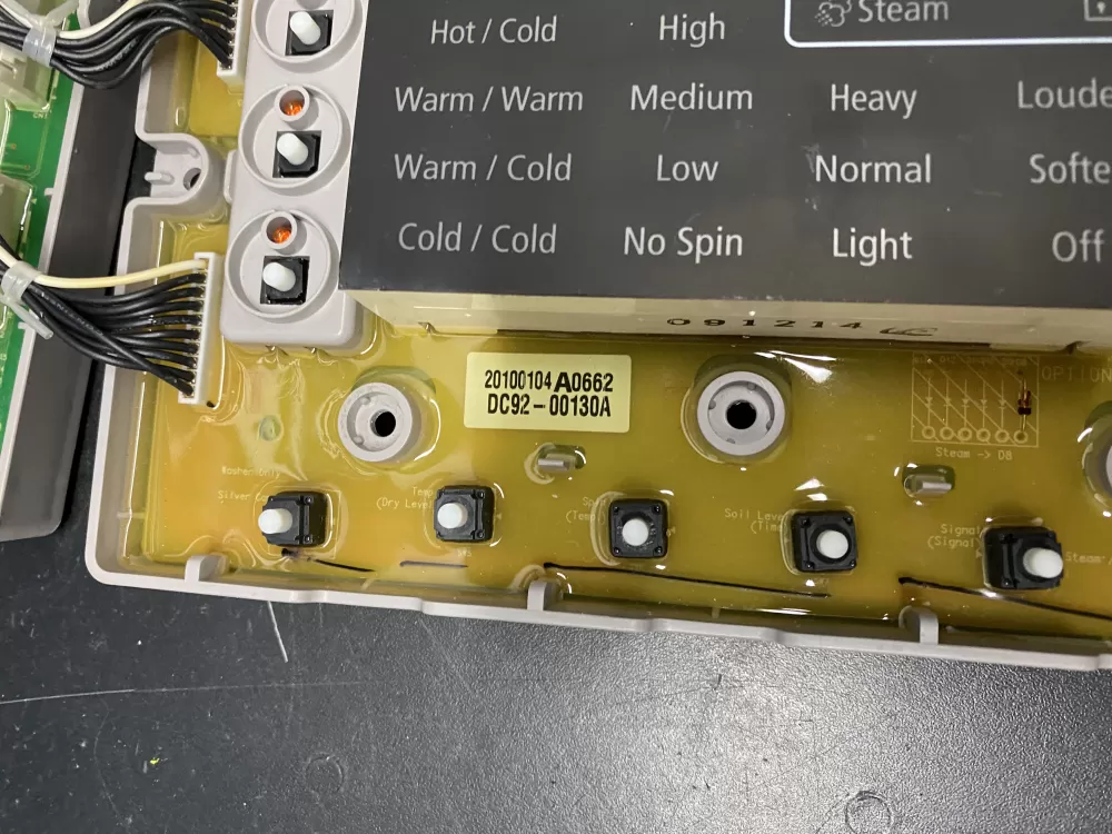 Samsung DC92 00130A Washer Control Board AZ15574 | BKV343