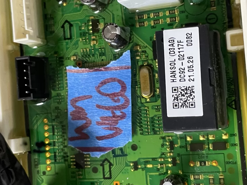 Samsung DC92-02117F Washer Control Board AZ50591 | Wmv460