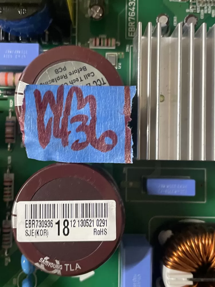 LG EBR73093602 EBR73093607 Refrigerator Control Board AZ44466 | WMV436