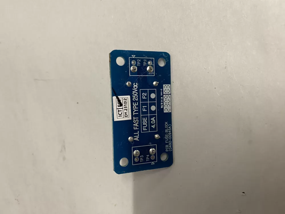 Samsung DA92-00945A Refrigerator Control Board Fuse Block  AZ210887 | BK1326