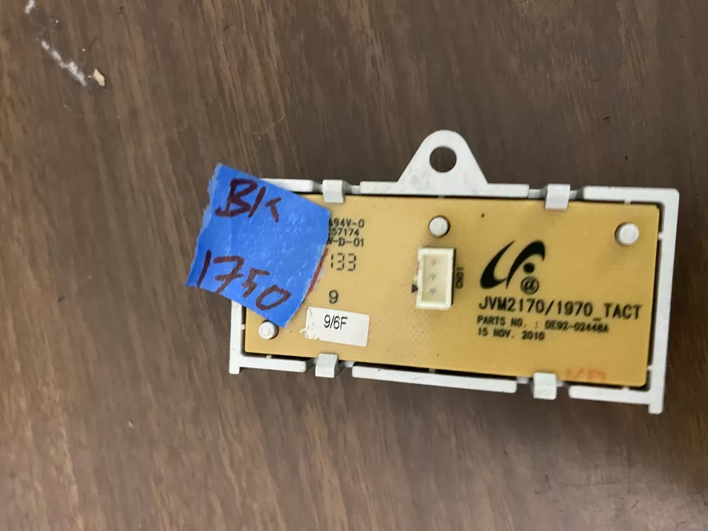 Samsung DE92 02448A  Control Board Assy Pcb Switch AZ43973 | BK1750