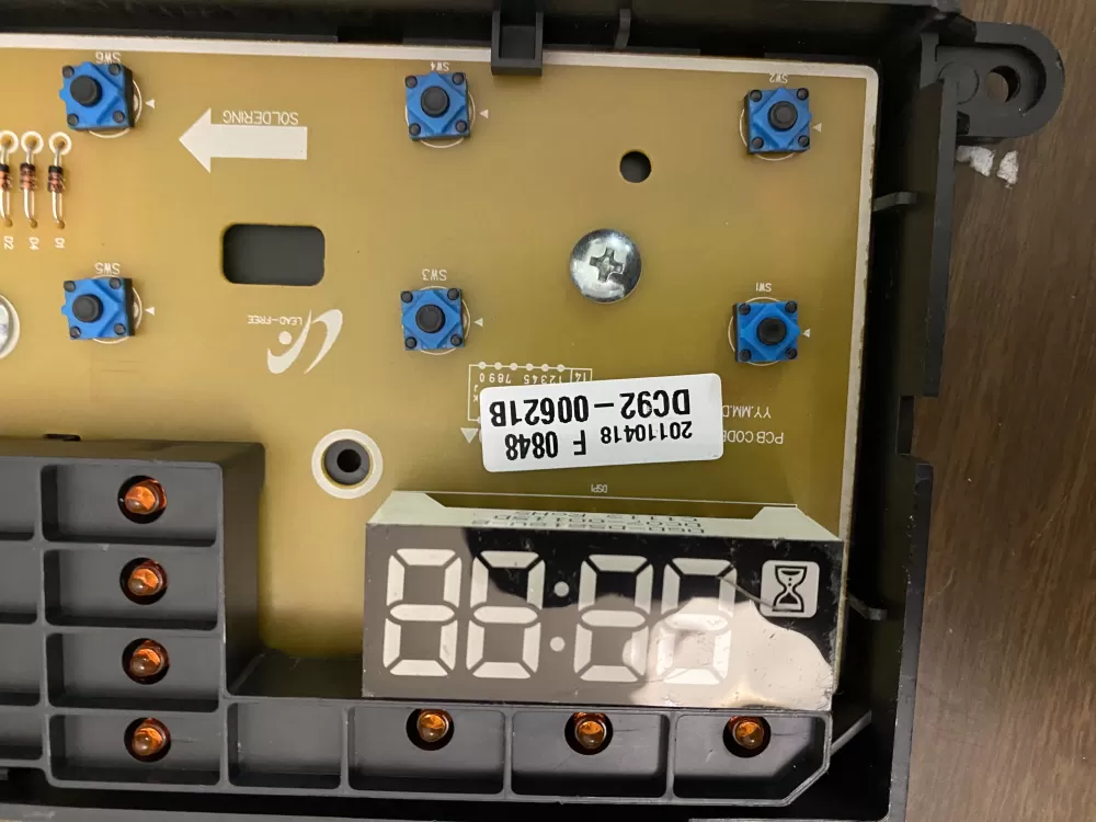 Samsung DC92 00621B Dryer Control Board AZ91593 | BK1550