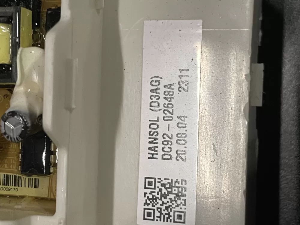 Samsung DC92-02648A Washer User Interface Control Board AZ26156 | WMV172