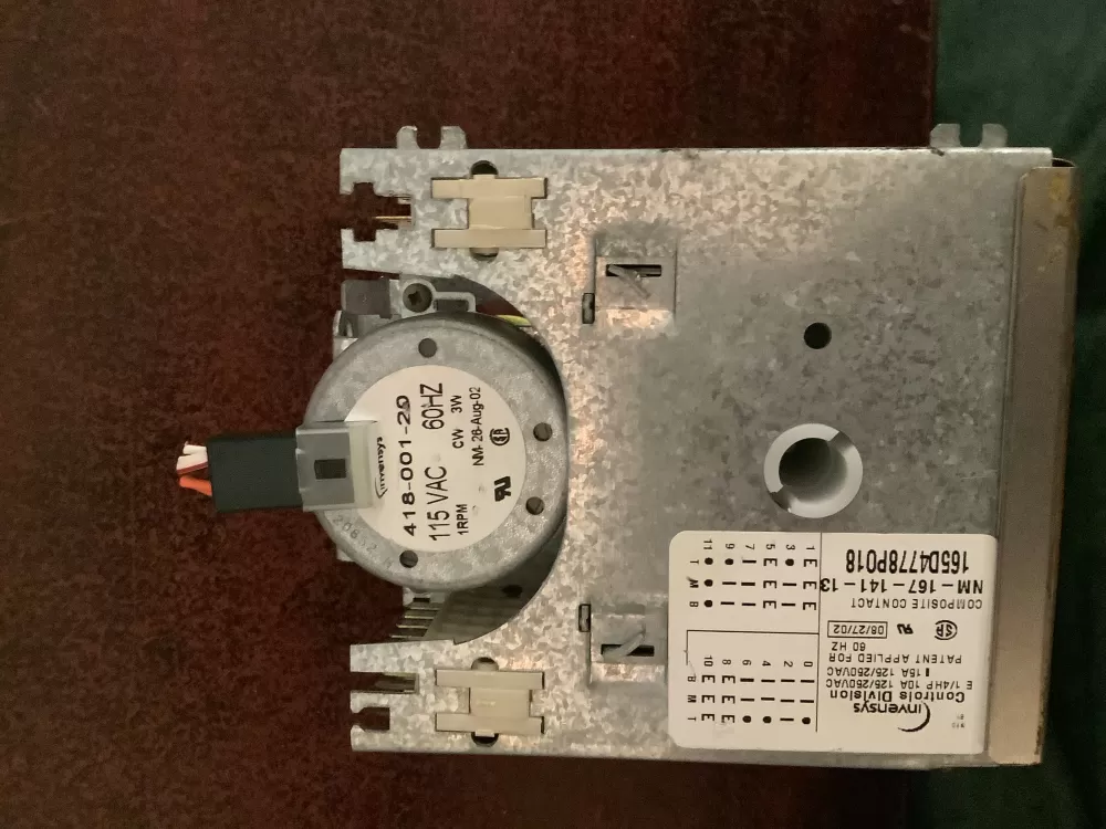 418-001-20 GE Dishwasher Timer