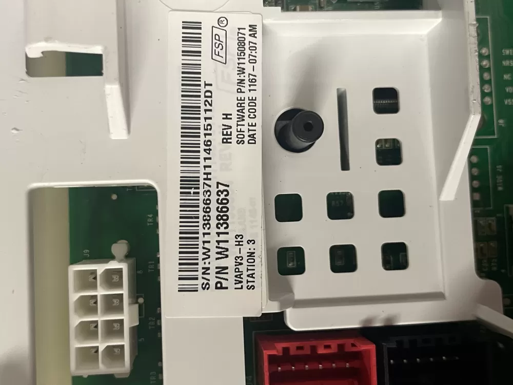 Whirlpool W11386637 W11417466 PS12745506 Washer Control Board AZ218162 | Wm1552