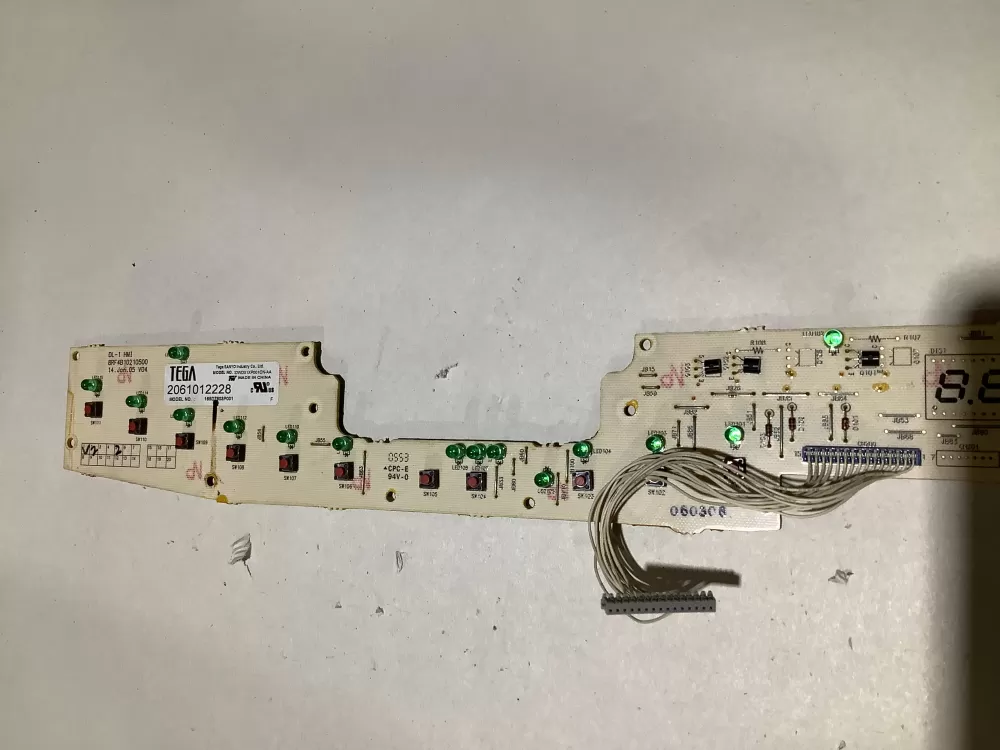 GE 165D7803P001 WD21X10378 Dishwasher Control Board AZ143997 | ZC2422